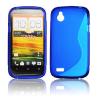 Husa silicon Lux S-Type HTC Desire x blue
