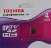 Microsd 4gb toshiba