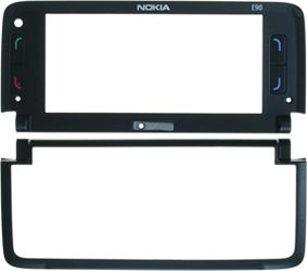 Rama LCD+Rama Tastatura Nokia E90 , neagra