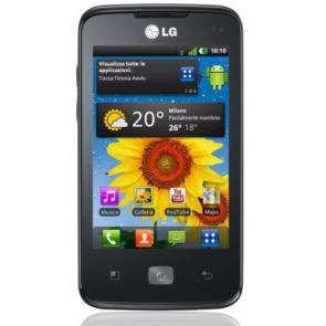 LG E510 OPTIMUS HUB BLACK