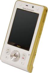 Carcasa Completa Sony Ericsson W910i Alb+Gold