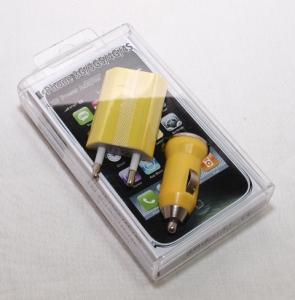 Set incarcatoare 3 in 1 Iphone 3G-4 GT mini galben