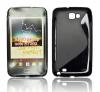 Husa silicon Lux S-Type Samsung Galaxy Note N7000 Neagra