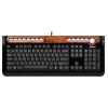 Tastatura cu fir KX-6MU PS2 (neagra cu insertie de imitatie lemn) A4KYB-KX6MU