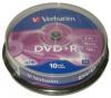 Dvd+r verbatim 4.7gb 16x 10/box