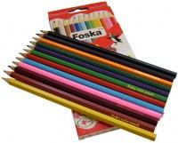 Creioane color Foska 12/set ECQ6012L-D