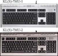 Tastatura cu mufe de microfon-casti si usb KL-7MU PS