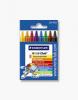 Creioane colorate cerate 8cul/set staedtler 220nc8