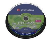 CD-RW Verbatim 12X 10/box VER43480