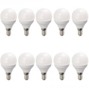 Set 10 Becuri LED Drimus 6W E14 Lumina Calda DL-3064