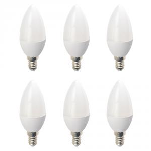 Set 6 Becuri LED Drimus E14 6W lumina rece DL-6062