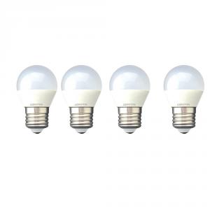 Set 4 Becuri LED Bulb E27 4W Lumina Rece LF 6040