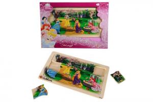 Puzzle lemn 15 piese Disney Princess