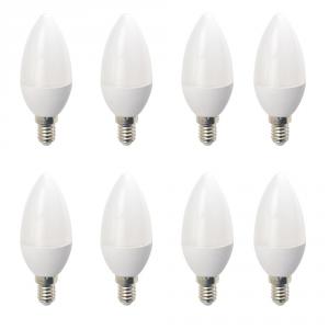 Set 8 Becuri LED Drimus E14 6W lumina rece DL-6062