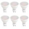 Set 6 Spoturi Led 6W 220V lumina calda DLF 3060