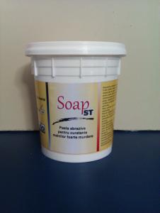 SOAP ST 1KG - Sapun pasta abraziva, perfect pentru pielea murdara de grasimi, uleiuri, vopsea, pete de rugina si altele.