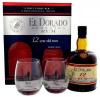 ROM EL DORADO 12YO WITH 2 GLASSES 70CL