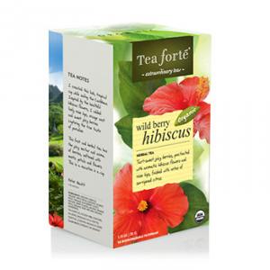 TEA FORTE FILTER BAGS WILD BERRY HIBISCUS 16 BUC