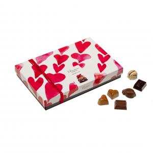 VALENTINO PRALINE BELGIENE AS0RTATE HEART BOX 225G