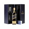 WHISKEY JOHNNIE WALKER BLUE 2 GLASSES