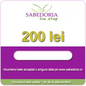 Voucher cadou- 200 lei