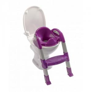Reductor pentru toaleta cu scarita Kiddyloo-Purple, Thermobaby