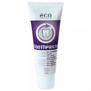 Pasta de dinti homeopata cu chimen negru, fara fluor, 75ml, Eco Cosmetics
