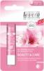 Balsam de buze nuantat beauty&care, rose - lavera