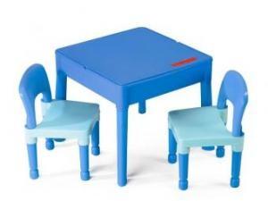 Set masuta cu 2 scaune TEGA Lego Albastru