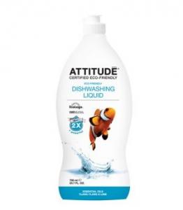 Detergent bio lichid de vase, ylang si lime, 700 ml, Attitude