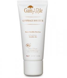 Exfoliant delicat de fata cu apa termala si ulei de argan - Gamarde, 40g