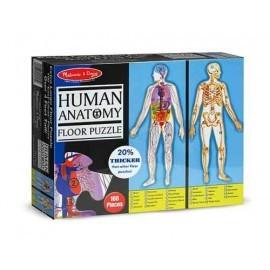 Melissa & Doug - Puzzle de podea Corpul uman