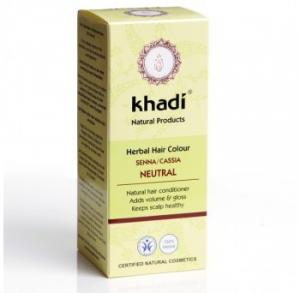 Vopsea naturala Henna Neutra (Senna/Cassia),100g, Khadi