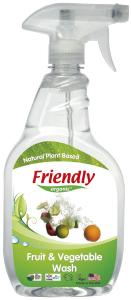 Spray bio pentru spalare fructe si legume, 650 ml, Friendly Organic