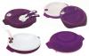 Farfurie termica 2 in 1 si set tacamuri plum, petit terraillon