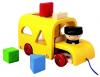 Autobuz cu forme geometrice, 12+ luni, Plan Toys