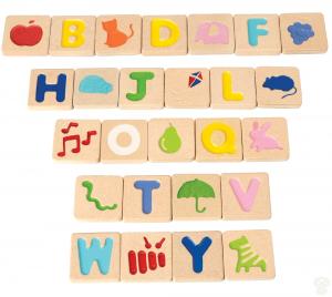 Alfabet A-Z, 3+ ani, Plan Toys