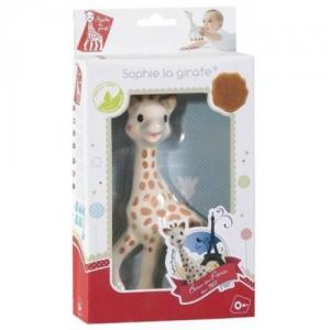 Girafa Sophie, cauciuc natural, in cutie cadou,Vulli