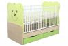 Patut transformabil mykids teddy natur-verde deschis