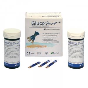 Teste de glicemie GlucoSmart Plus