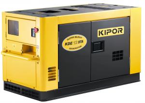 Generator electric monofazat insonorizat cu automatizare 9,5 kva KIPOR tip KDE 12 STA