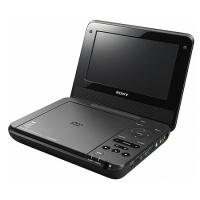 Sony DVP-FX 750 B negru 17,5 cm (7") DVD Portabil, Intrare USB