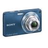 Sony dsc-w350 albastru 14,1 megapixel, 4x wide zoom,