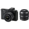 Nikon 1 v1 10-30 + 30-110 vr negru senzor cmos 10 mp, display 7.5cm