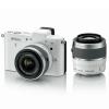 Nikon 1 v1 10-30 + 30-110 vr alb senzor cmos