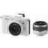 Nikon 1 v1 10-30 vr +10 pancake, alb senzor cmos 10 mp, display 7.5cm