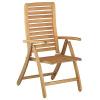 Kettler edmonton, scaun pliabil din lemn de salcam