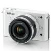 Nikon 1 j1 10-30mm vr alb senzor cmos 10 mp, display 7.5cm
