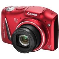 Canon PowerShot SX150 IS rosu, 14,1 Mp, Zoom optic 12x, Video HD