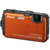 Nikon coolpix aw100 orange 16 mpix, 5x opt. zoom,